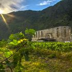 Sonnenuntergang am Kloster Stuben