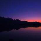 Sonnenuntergang am Kochelsee