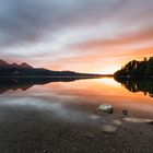 Sonnenuntergang am Kochelsee