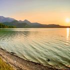 Sonnenuntergang am Kochelsee 