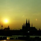 Sonnenuntergang am Kölner Dom