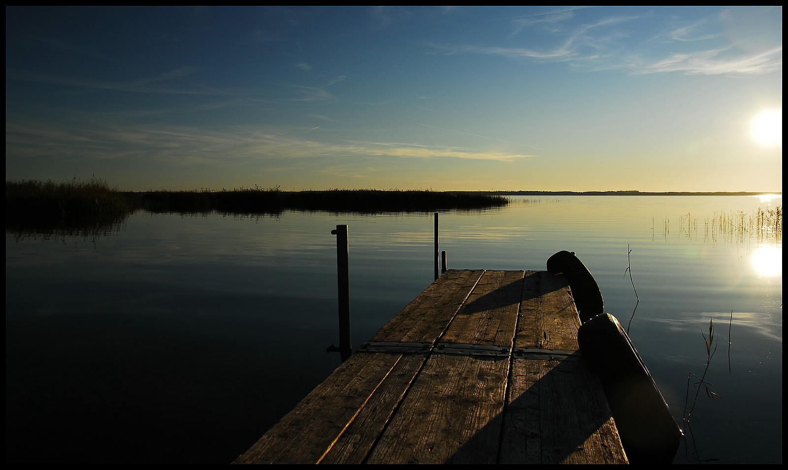 Sonnenuntergang am Kölpinsee