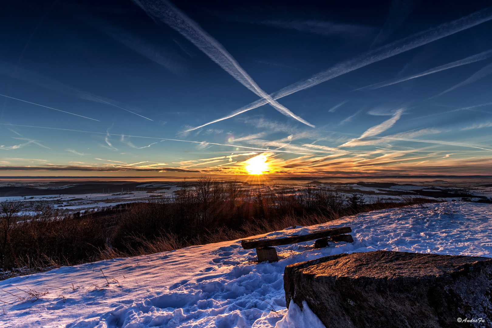 Sonnenuntergang am Köterberg