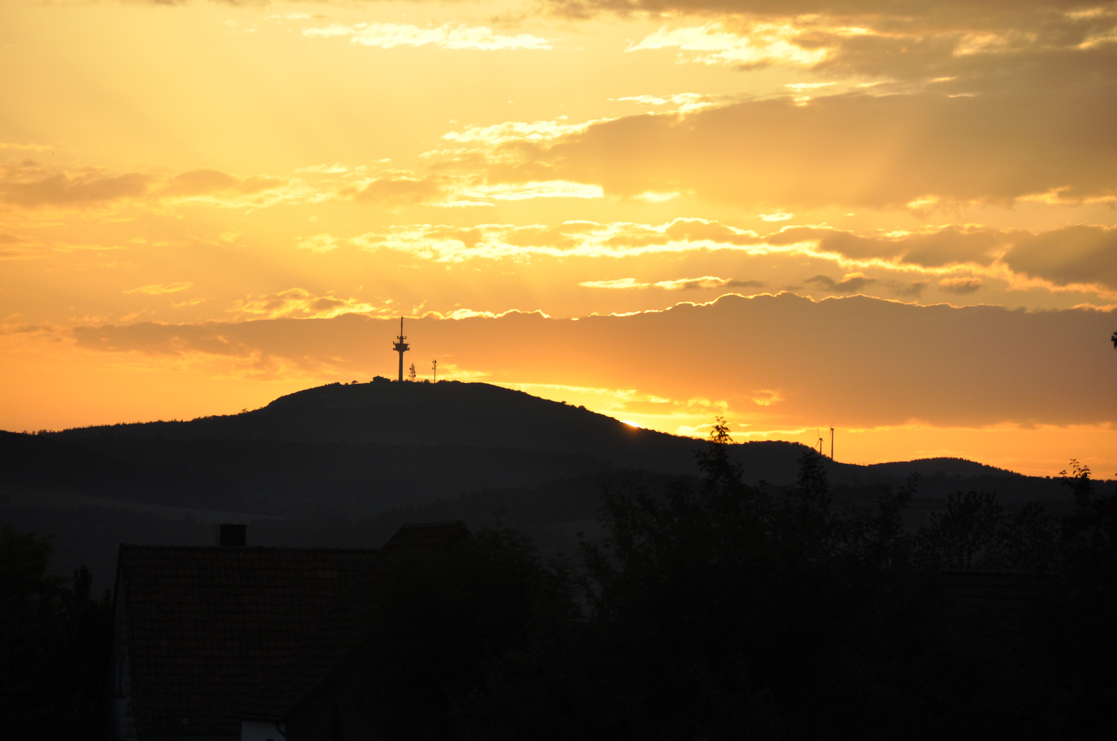 Sonnenuntergang am Köterberg