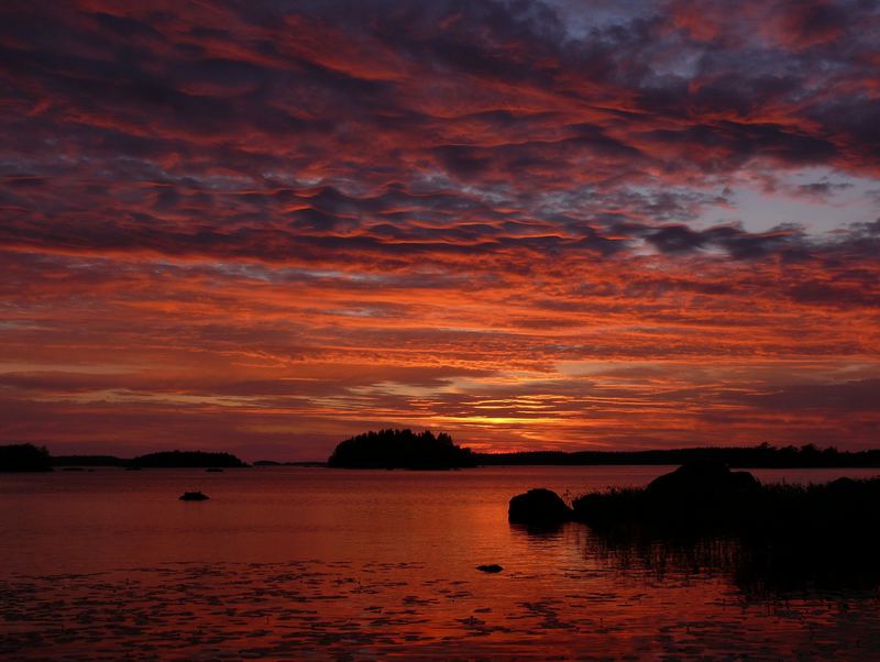 Sonnenuntergang am Kokemäenjoki IV