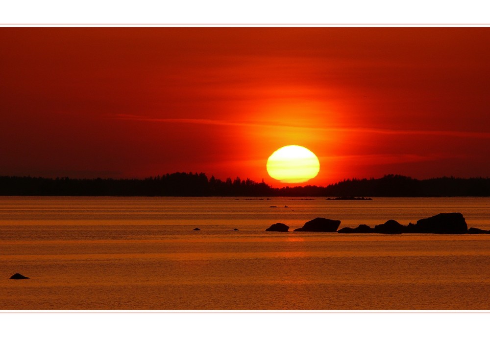 Sonnenuntergang am Kokemäenjoki XI