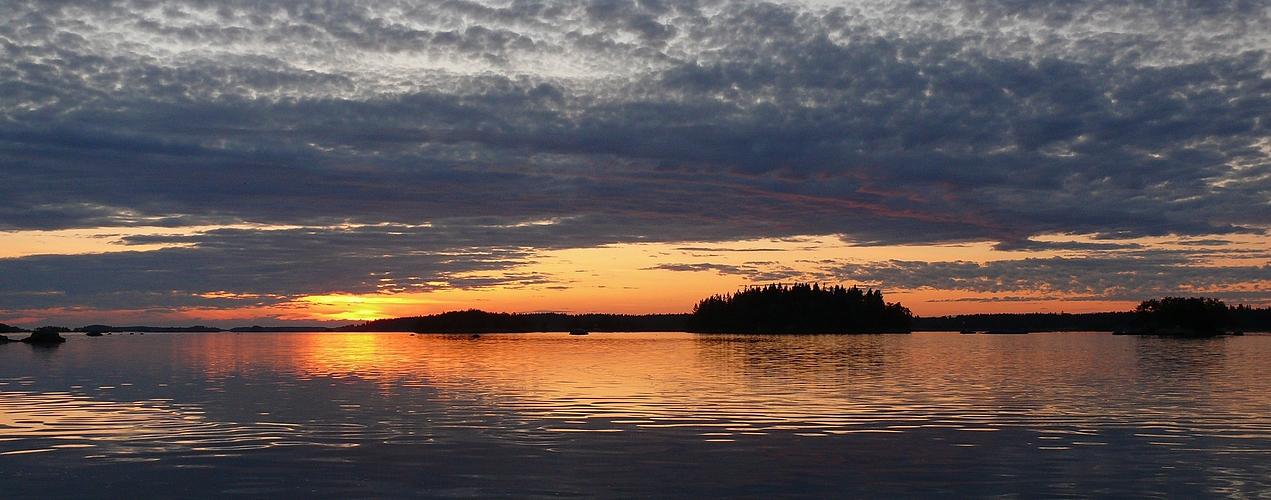 Sonnenuntergang am Kokemäenjoki XVII