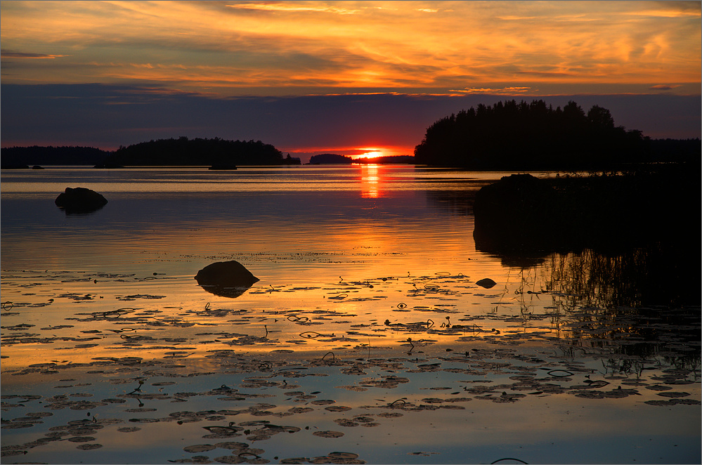 Sonnenuntergang am Kokemäenjoki XXI