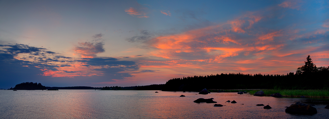 Sonnenuntergang am Kokemäenjoki XXIII