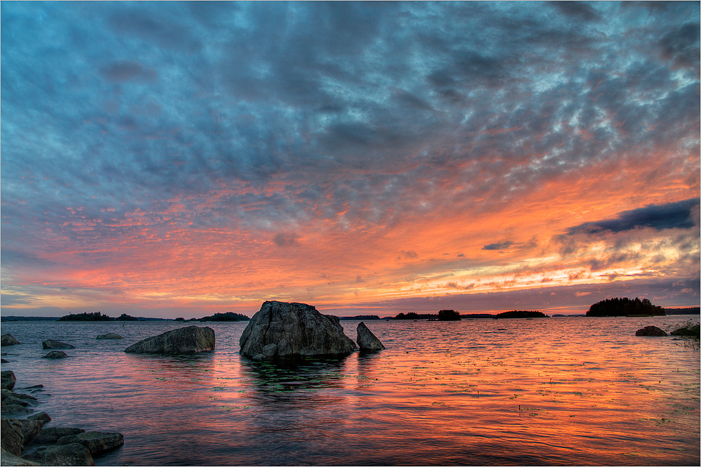 Sonnenuntergang am Kokemäenjoki XXVI