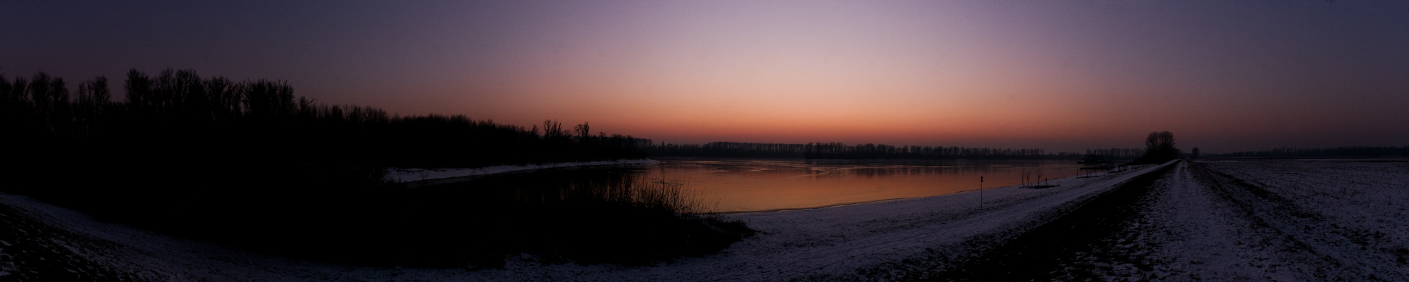 Sonnenuntergang am Koller