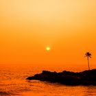 Sonnenuntergang am Kovalam Beach