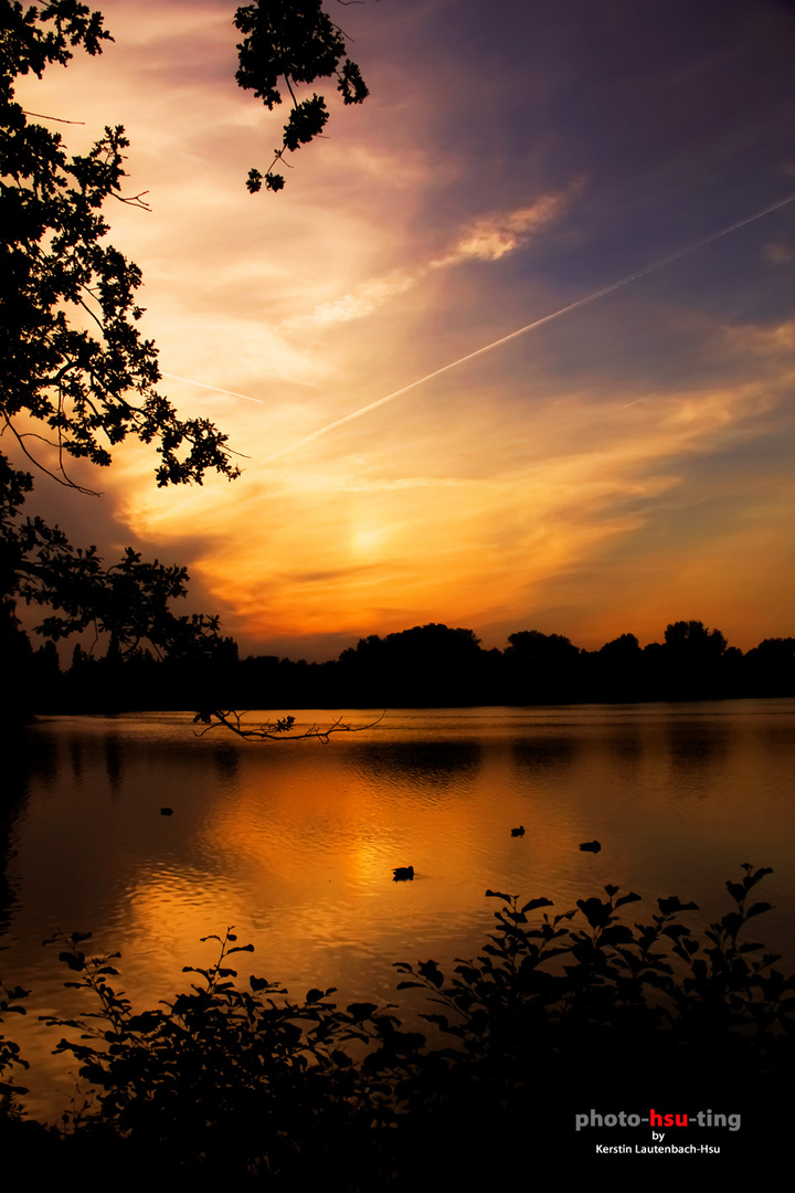 Sonnenuntergang am Kreuzteich