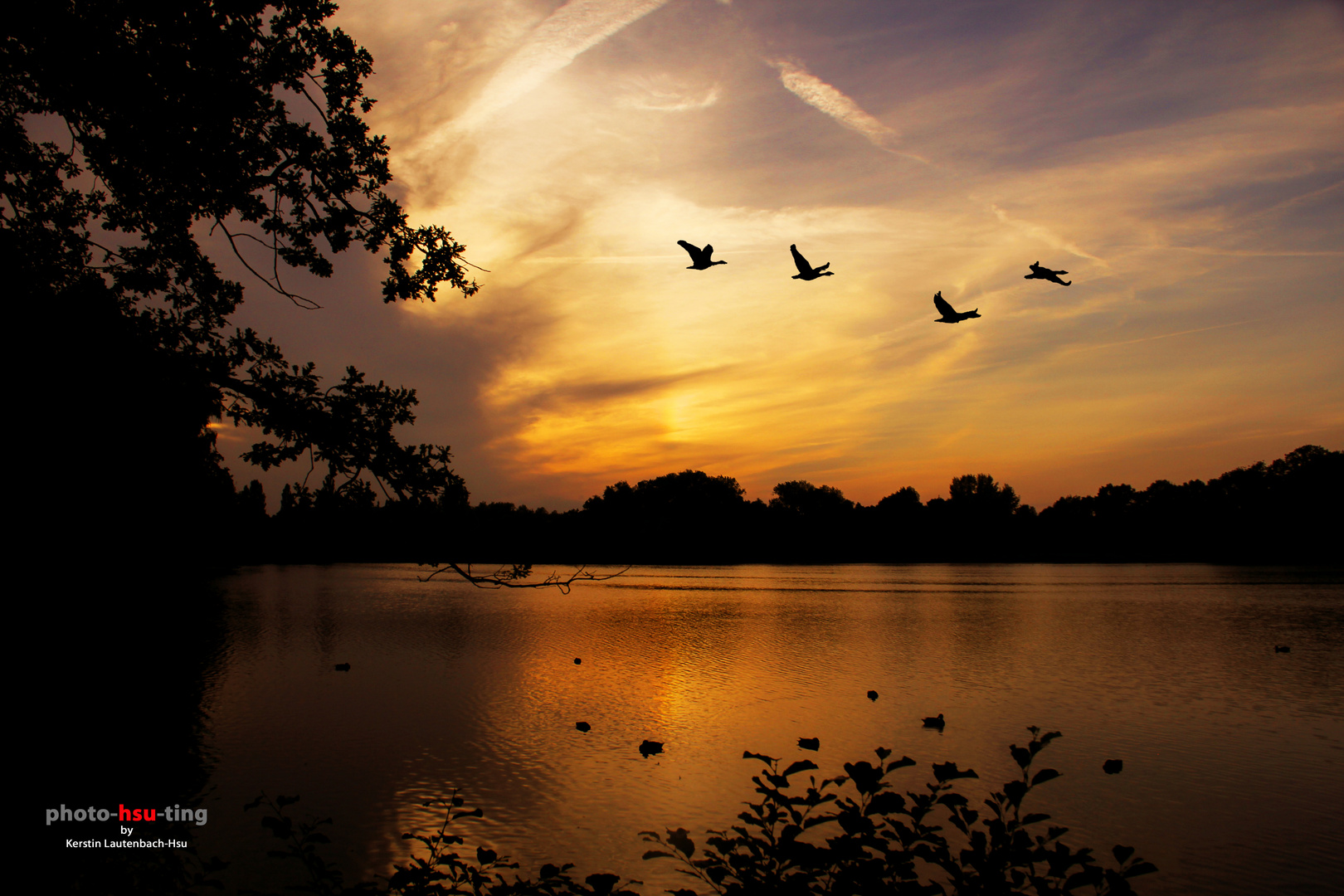 Sonnenuntergang am Kreuzteich II