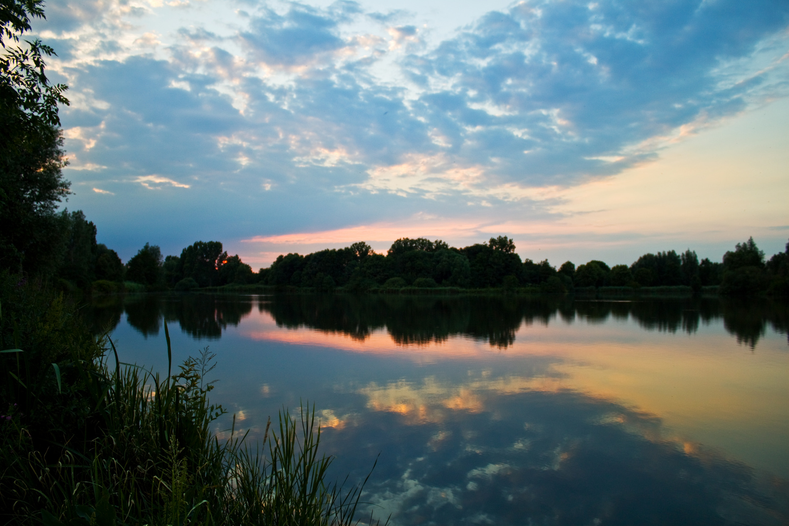 Sonnenuntergang am Krimpelsee