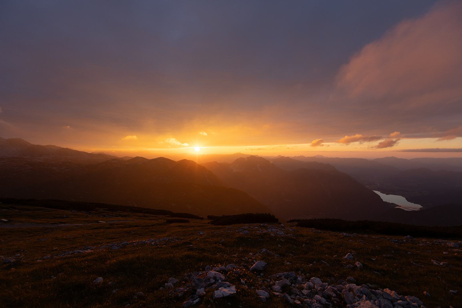 Sonnenuntergang am Krippenstein