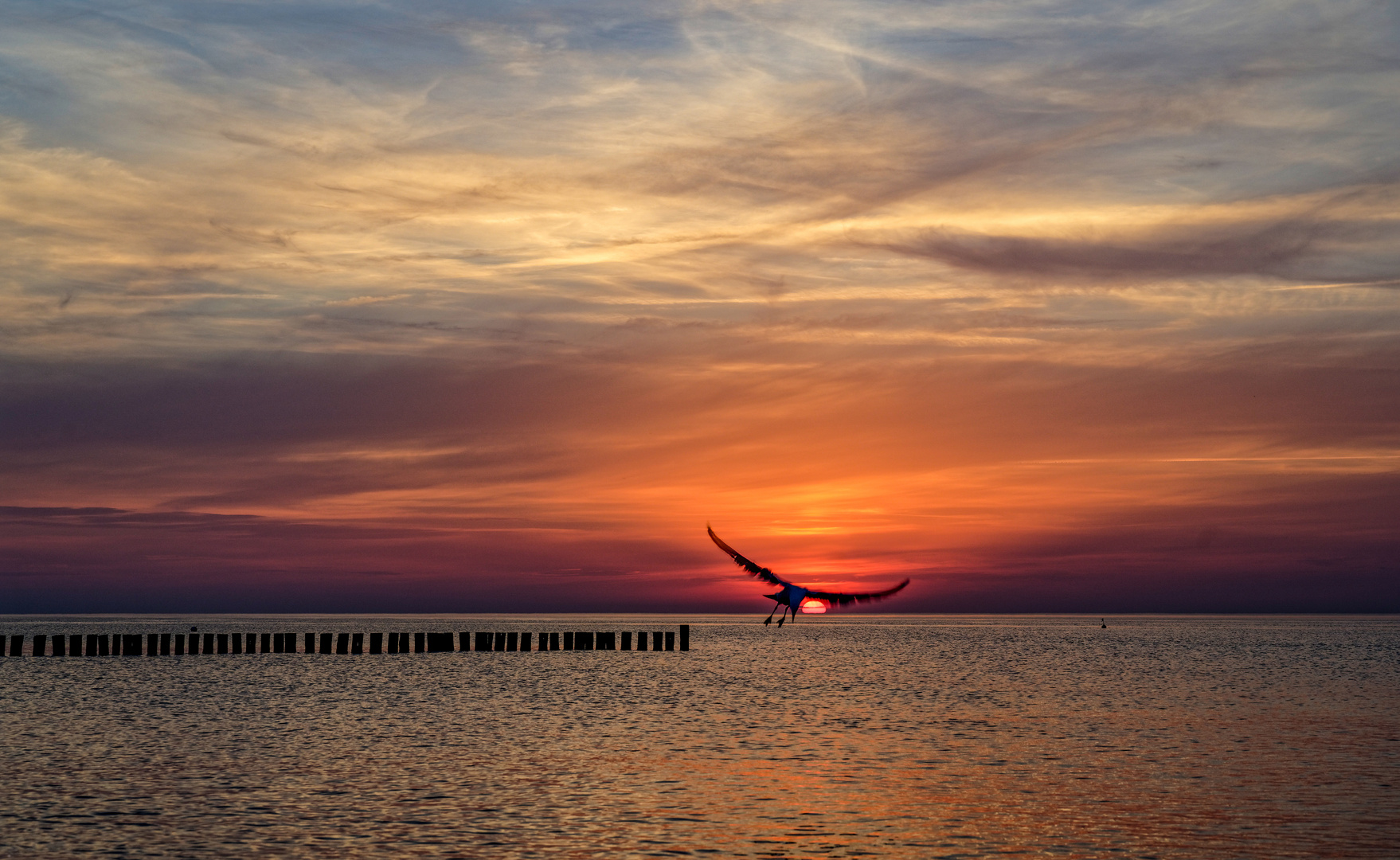 Sonnenuntergang am Kühlungsborner Strand