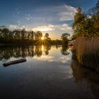 Sonnenuntergang am Kuhsee