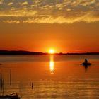 Sonnenuntergang am Kummerower See