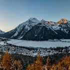 Sonnenuntergang am Kurblhang