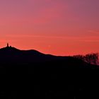 Sonnenuntergang am Kyffhäuser