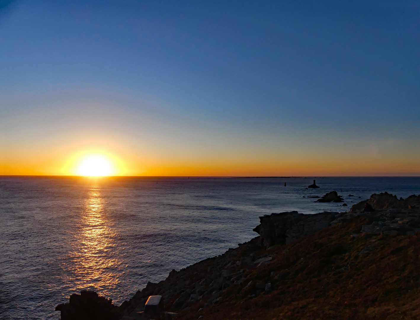 Sonnenuntergang am La Pointe du Raz