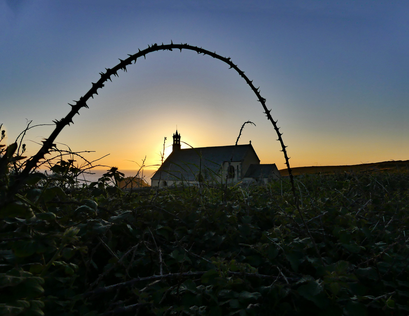 Sonnenuntergang am La Pointe du Van