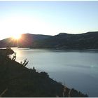 Sonnenuntergang am Lac de Serre Ponçon