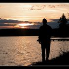 Sonnenuntergang am Lac la Hache / BC