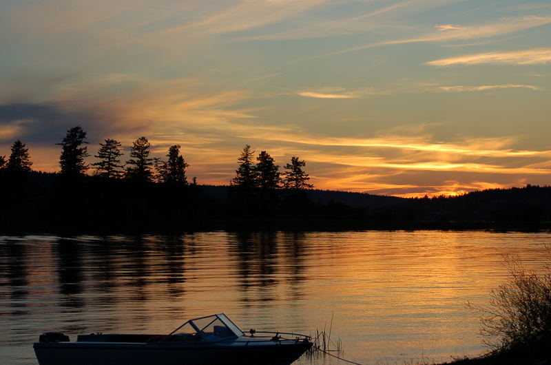 Sonnenuntergang am Lac La Hache - Canada - BC