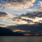 Sonnenuntergang am Lac Léman