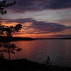 Sonnenuntergang am Ladoga-See