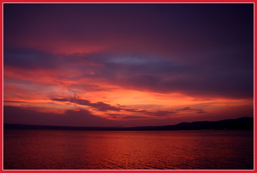 Sonnenuntergang am Lago di Bolsena