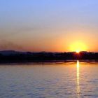 Sonnenuntergang am Lago Peten Itza