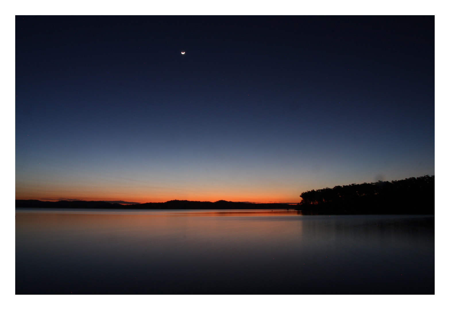 Sonnenuntergang am Lake Awoonga