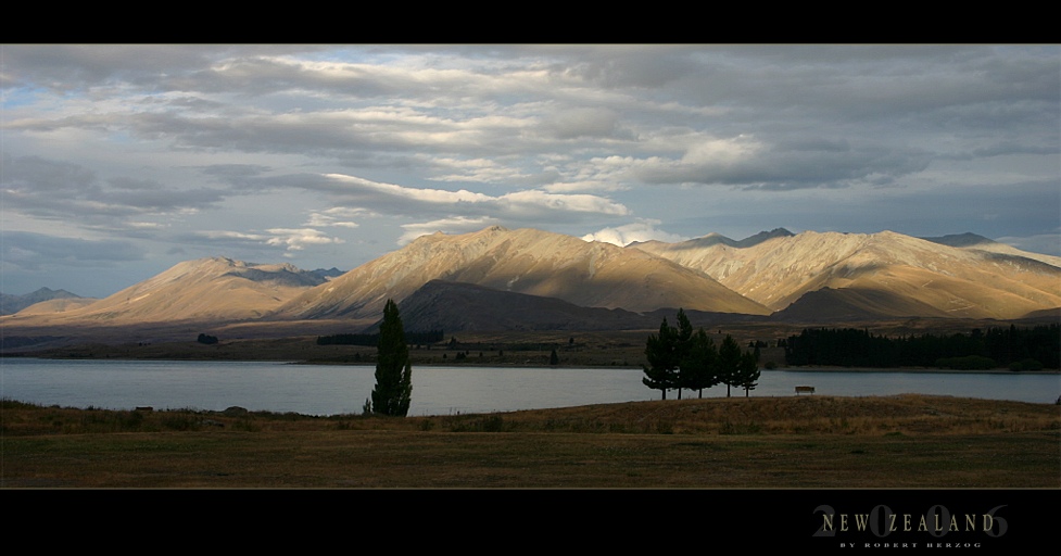 Sonnenuntergang am Lake Tekapo