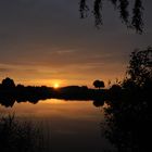 Sonnenuntergang am Langen See