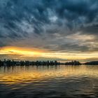 Sonnenuntergang am Langen See