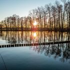 Sonnenuntergang am Langen See