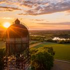 Sonnenuntergang am Lanstroper Ei