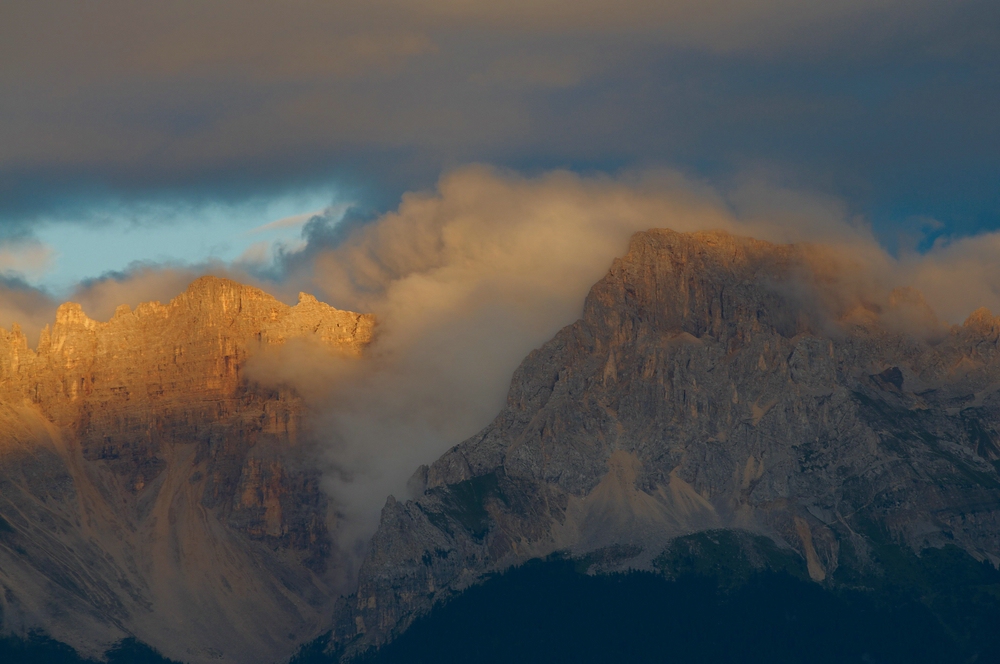 Sonnenuntergang am Latemar