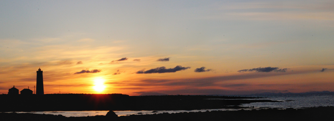 Sonnenuntergang am Leuchtturm