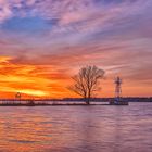 Sonnenuntergang am Leuchtturm