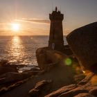 Sonnenuntergang am Leuchtturm in Ploumanac`h