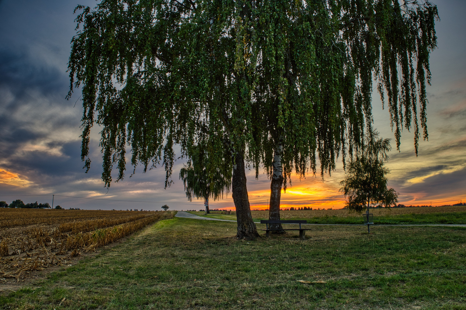 Sonnenuntergang am Lieblingsplatz