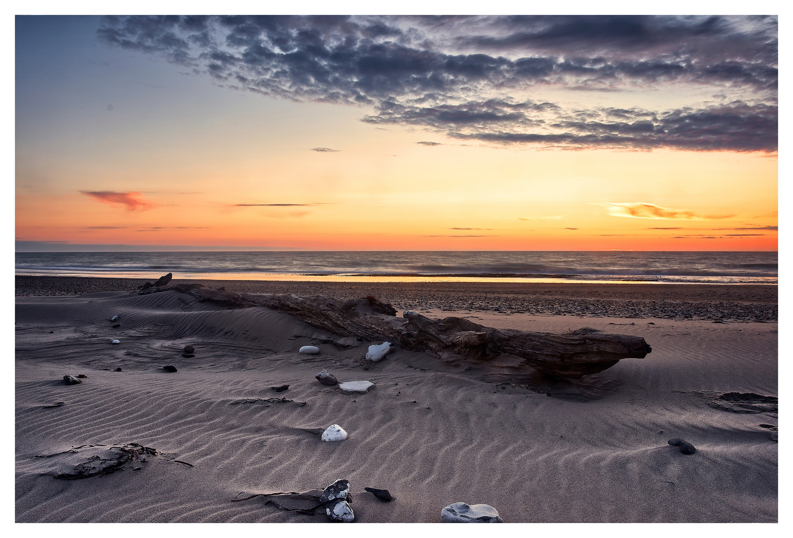 Sonnenuntergang am Lieblingsstrand