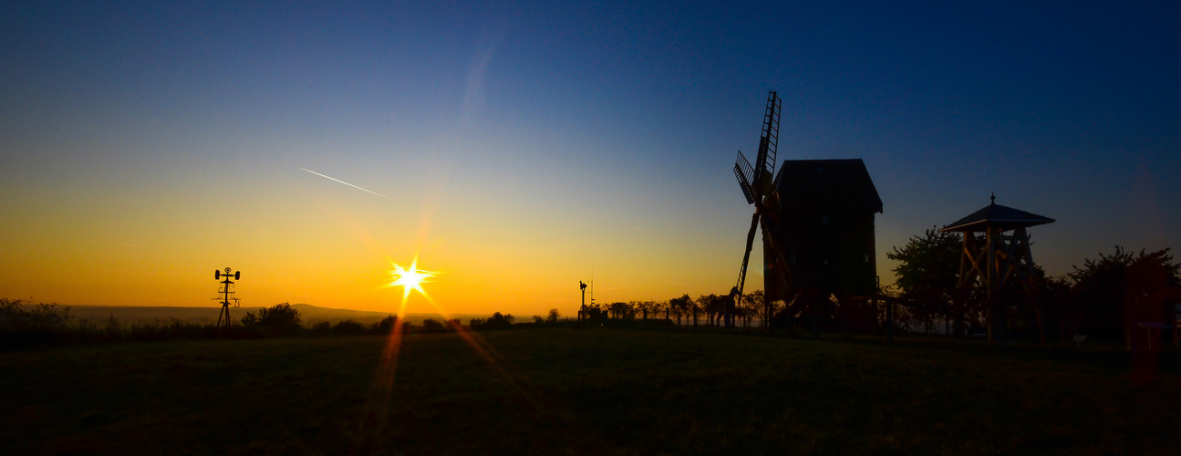 Sonnenuntergang am Liebschützberg