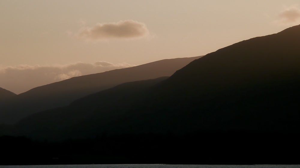 Sonnenuntergang am Loch Linnhe