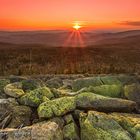 Sonnenuntergang am Lusen