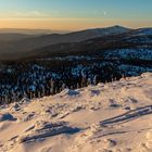 Sonnenuntergang am Lusen